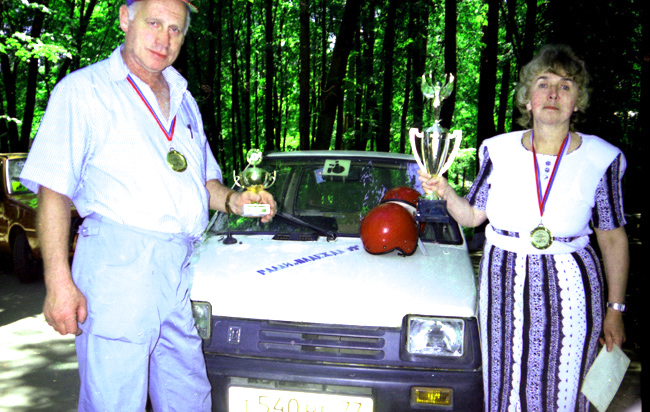 1999 г. Евгений Кипербанд и Ольга Виноградова